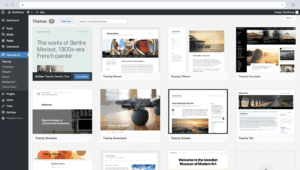 WordPress - Tableau de bord